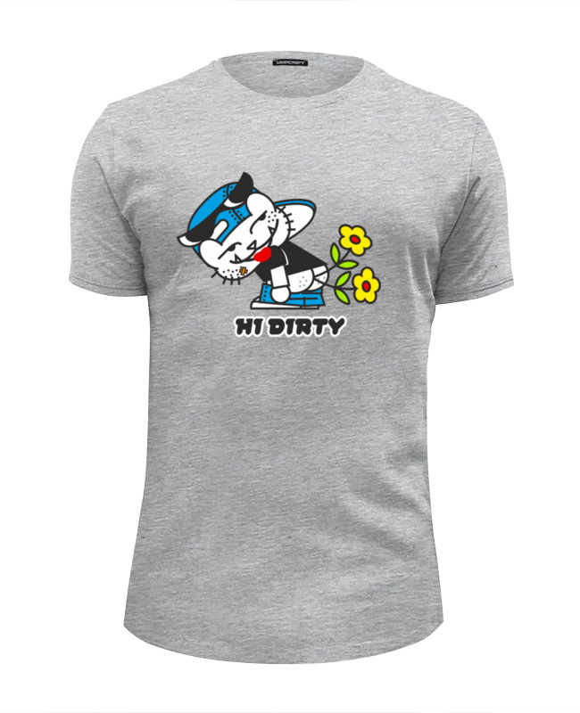 Printio Футболка Wearcraft Premium Slim Fit Hi dirty! printio футболка wearcraft premium slim fit hi dirty