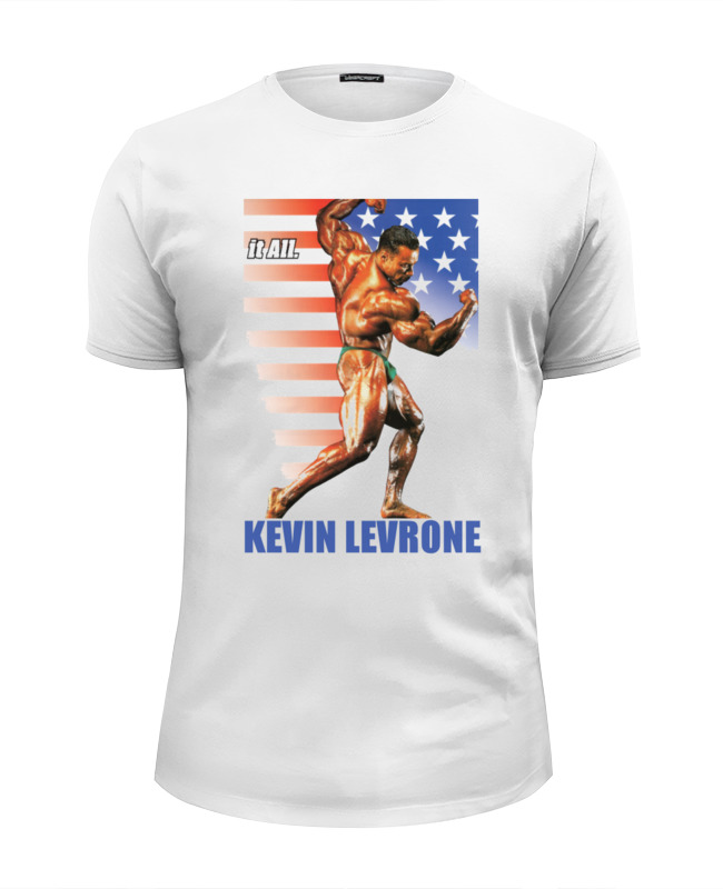 Printio Футболка Wearcraft Premium Slim Fit Kevin levrone / кевин леврон