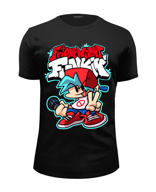 Printio Футболка Wearcraft Premium Slim Fit Friday night funkin
