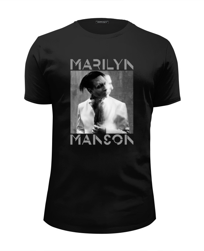 Printio Футболка Wearcraft Premium Slim Fit Marilyn manson