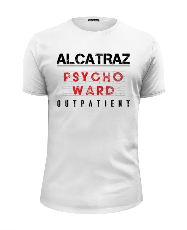 Printio Футболка Wearcraft Premium Slim Fit ☛ alcatraz ☚ printio футболка wearcraft premium ☚drunk owl☛