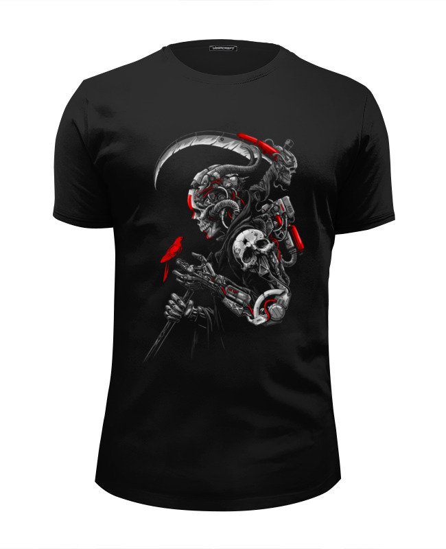 Printio Футболка Wearcraft Premium Slim Fit ☠deathcyborg☠ printio футболка wearcraft premium slim fit ☠ death rider ☠
