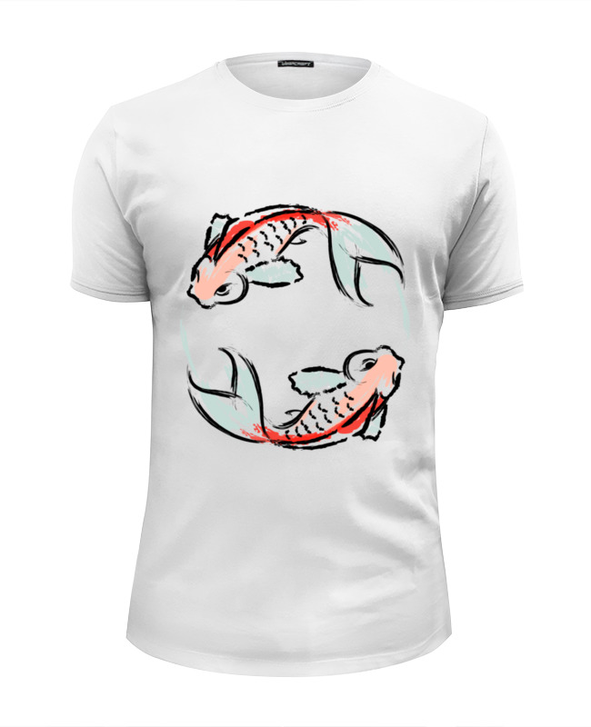 printio футболка wearcraft premium знак зодиака рыбы Printio Футболка Wearcraft Premium Slim Fit Знак зодиака рыбы
