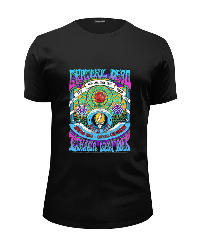 Printio Футболка Wearcraft Premium Slim Fit Grateful dead