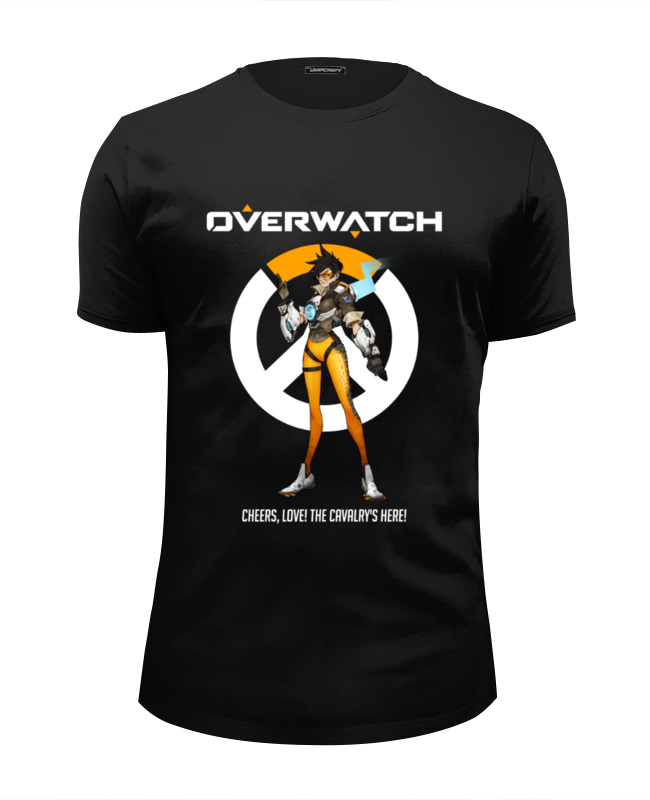 Printio Футболка Wearcraft Premium Slim Fit Overwatch. трейсер printio футболка wearcraft premium overwatch трейсер
