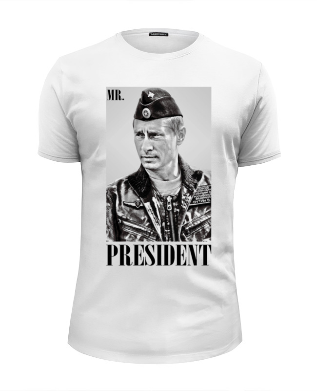 Printio Футболка Wearcraft Premium Slim Fit Putin - mr.president printio футболка wearcraft premium slim fit женская футболка с путиным