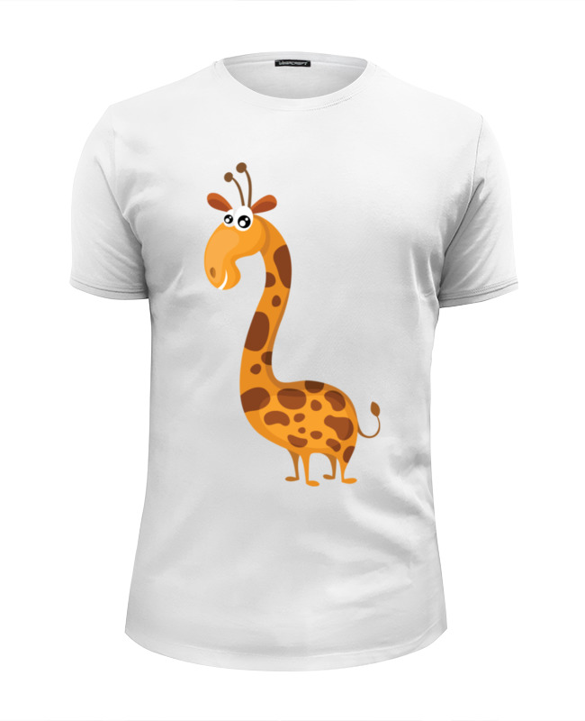 Printio Футболка Wearcraft Premium Slim Fit Прикольный жираф printio футболка wearcraft premium slim fit прикольный жираф