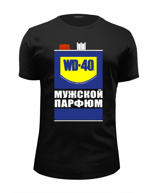 Printio Футболка Wearcraft Premium Slim Fit Wd40 мужской парфюм