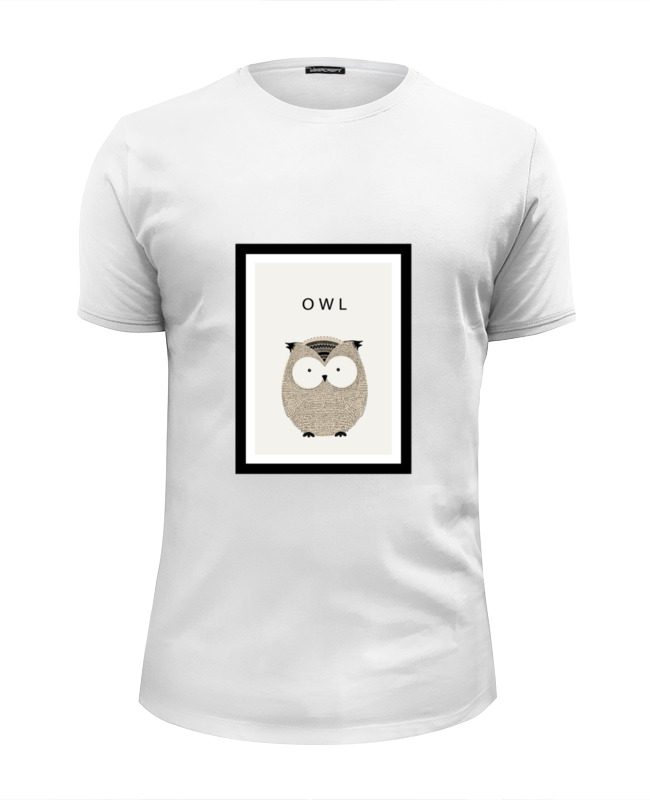 Printio Футболка Wearcraft Premium Slim Fit Сова (owl)