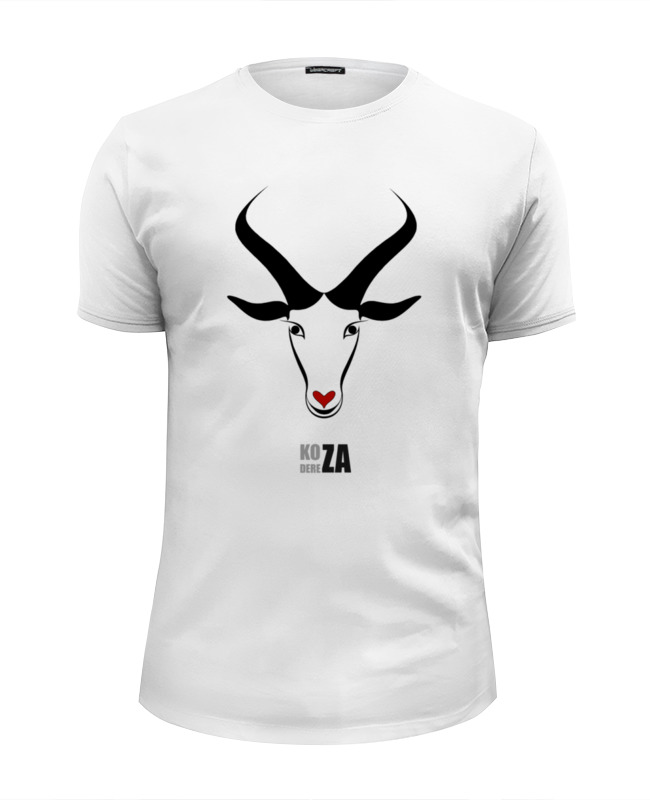 Printio Футболка Wearcraft Premium Slim Fit Коза-дереза. символ 2015 printio детская футболка классическая унисекс коза дереза символ 2015