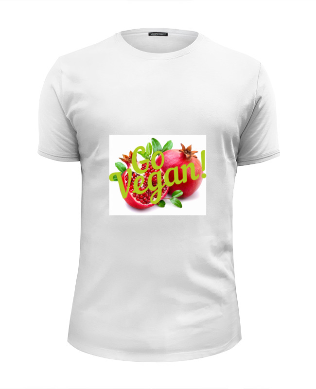 Printio Футболка Wearcraft Premium Slim Fit Go vegan! printio футболка wearcraft premium slim fit go vegan