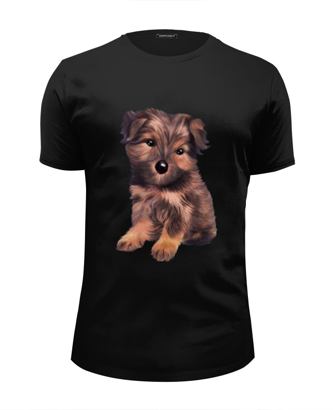 Printio Футболка Wearcraft Premium Slim Fit Йоркширский терьер