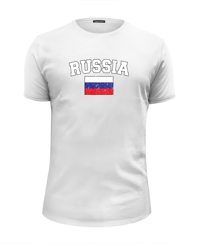 Printio Футболка Wearcraft Premium Slim Fit Флаг - россия printio футболка wearcraft premium slim fit флаг россия