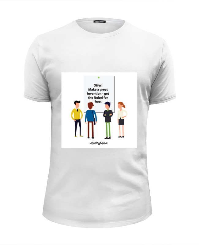 Printio Футболка Wearcraft Premium Slim Fit Nobel prize printio футболка wearcraft premium nobel prize