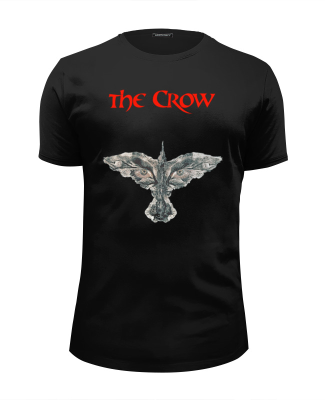 printio футболка wearcraft premium ворон the crow Printio Футболка Wearcraft Premium Slim Fit The crow