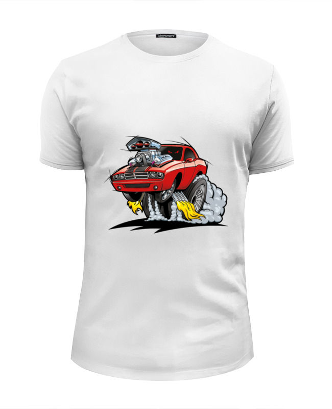 Printio Футболка Wearcraft Premium Slim Fit Гоночный кар printio футболка wearcraft premium slim fit гоночный кар