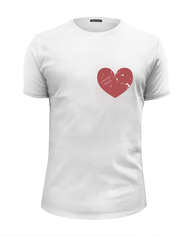 printio футболка wearcraft premium slim fit люблю тебя до мозга костей Printio Футболка Wearcraft Premium Slim Fit Пусть слова греют сердце