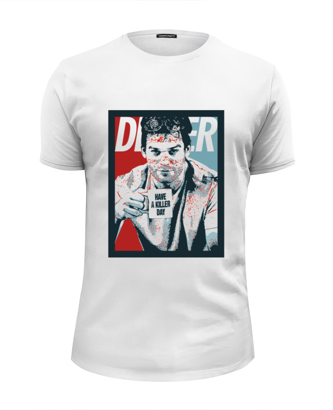 printio футболка wearcraft premium slim fit dexter Printio Футболка Wearcraft Premium Slim Fit Dexter