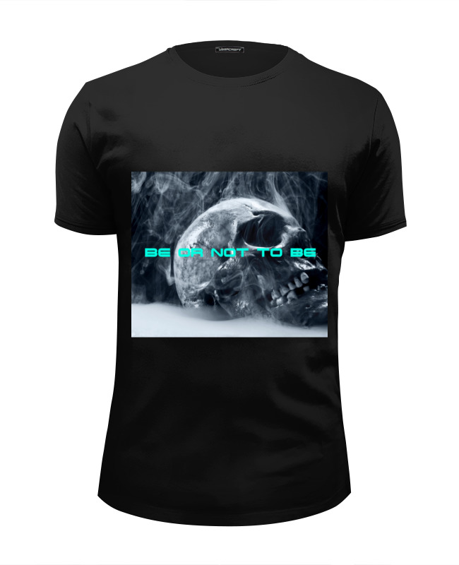 printio футболка wearcraft premium slim fit be or not to be Printio Футболка Wearcraft Premium Slim Fit Be or not to be