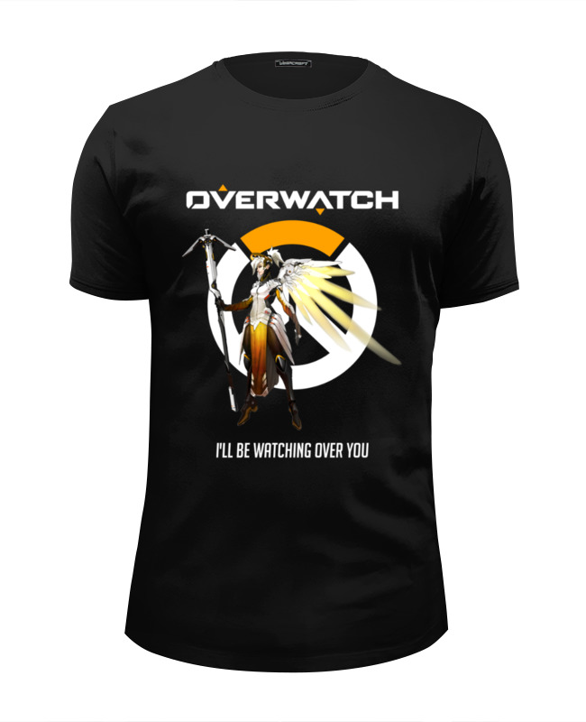 Printio Футболка Wearcraft Premium Slim Fit Overwatch. ангел printio футболка wearcraft premium overwatch ангел
