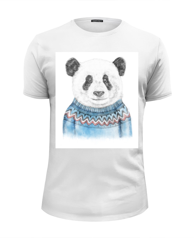 Printio Футболка Wearcraft Premium Slim Fit Панда printio футболка wearcraft premium slim fit модный панда медведь