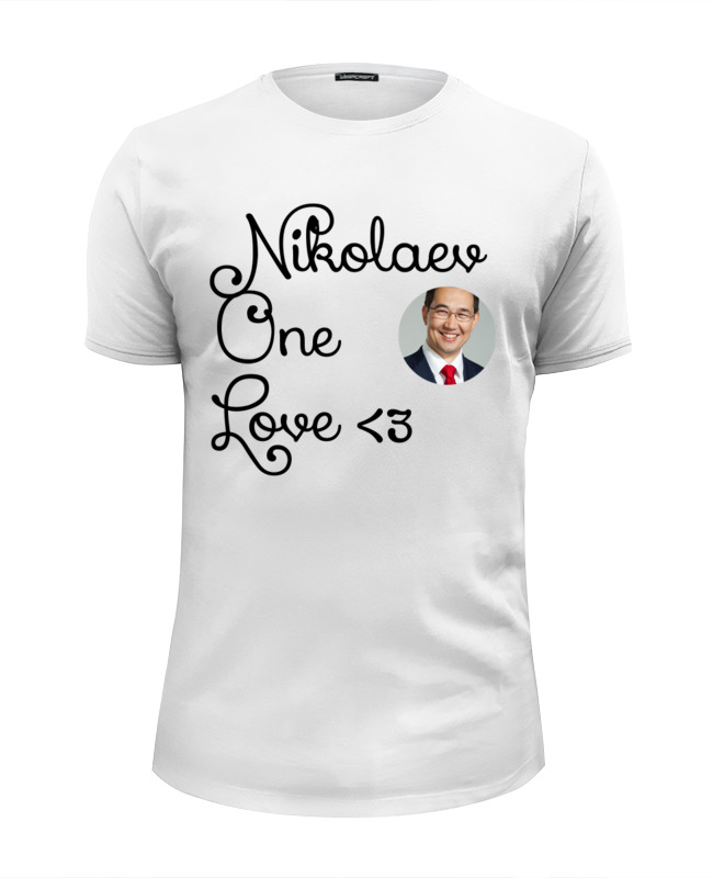 Printio Футболка Wearcraft Premium Slim Fit Николаев айсен сергеевич