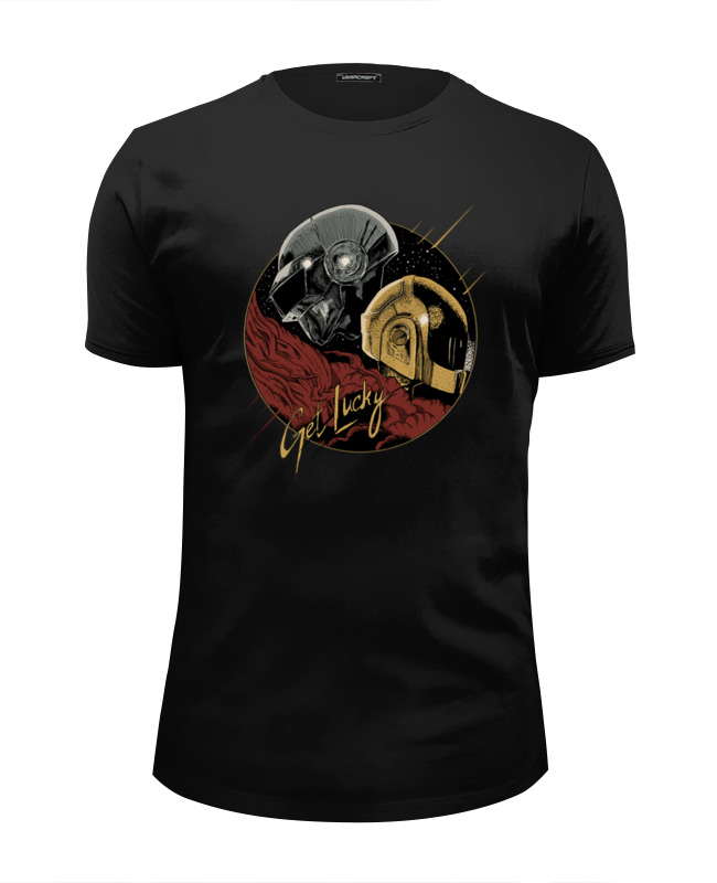 Printio Футболка Wearcraft Premium Slim Fit Get lucky