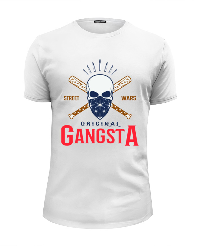 Printio Футболка Wearcraft Premium Slim Fit Gangsta printio футболка wearcraft premium slim fit gangsta tiger