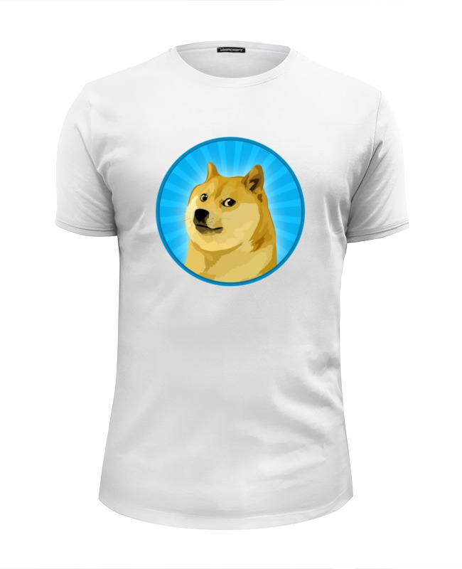 Printio Футболка Wearcraft Premium Slim Fit Доге мем doge meme printio футболка wearcraft premium slim fit wow doge собакен