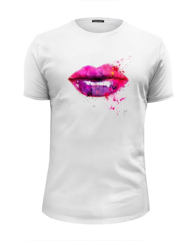 Printio Футболка Wearcraft Premium Slim Fit Губы / lips patrice murciano