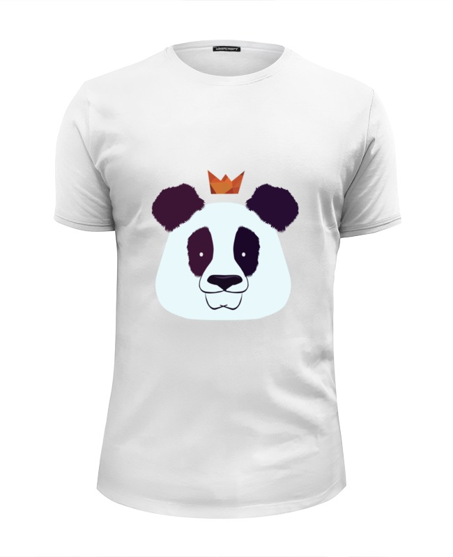 Printio Футболка Wearcraft Premium Slim Fit Король панда мягкая игрушка красная панда мей мей из мультфильма я краснею красная панда мей мей панда красная 30см красная панда из мультика