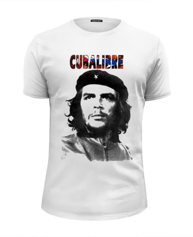 Printio Футболка Wearcraft Premium Slim Fit Cuba libre, hasta la. victoria siempre!