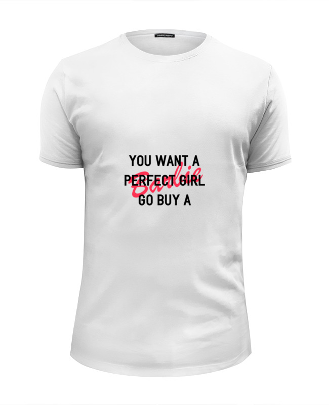 Printio Футболка Wearcraft Premium Slim Fit Perfect girl printio футболка wearcraft premium slim fit fire girl