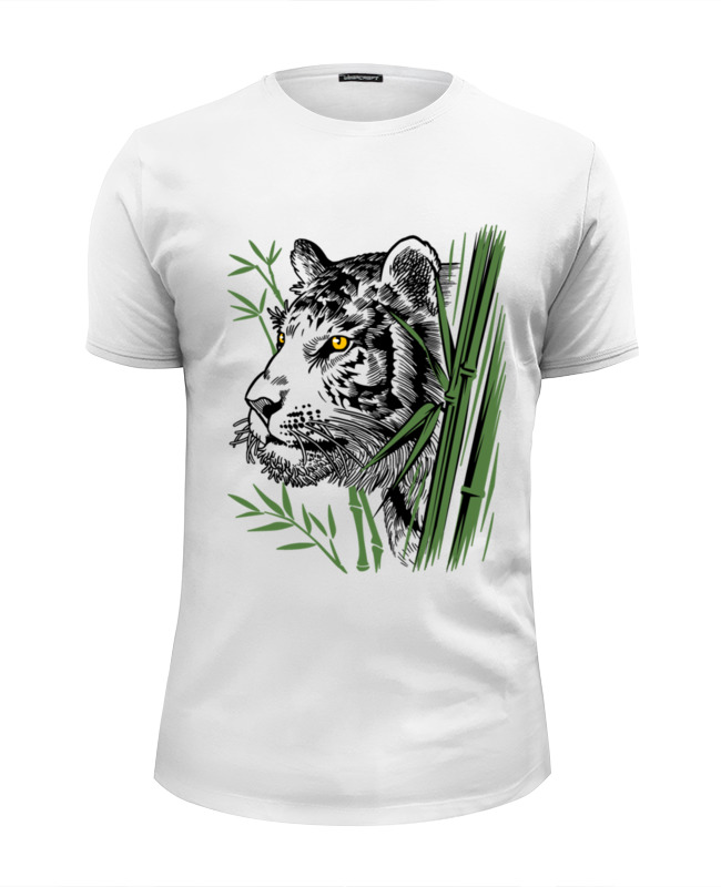 Printio Футболка Wearcraft Premium Slim Fit Тайная угроза женская футболка белый тигр в куртке косухе m белый