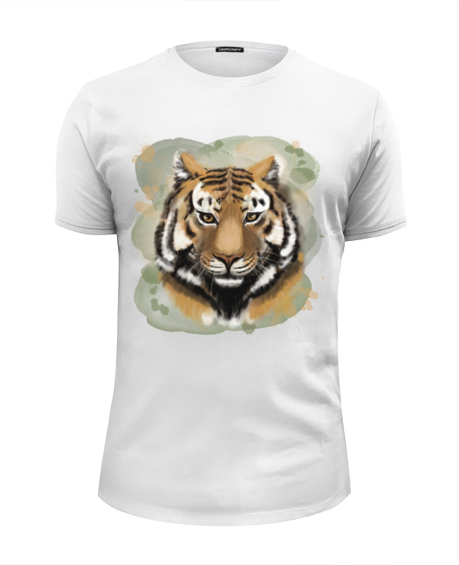 printio футболка wearcraft premium slim fit тигр символ года Printio Футболка Wearcraft Premium Slim Fit Тигр