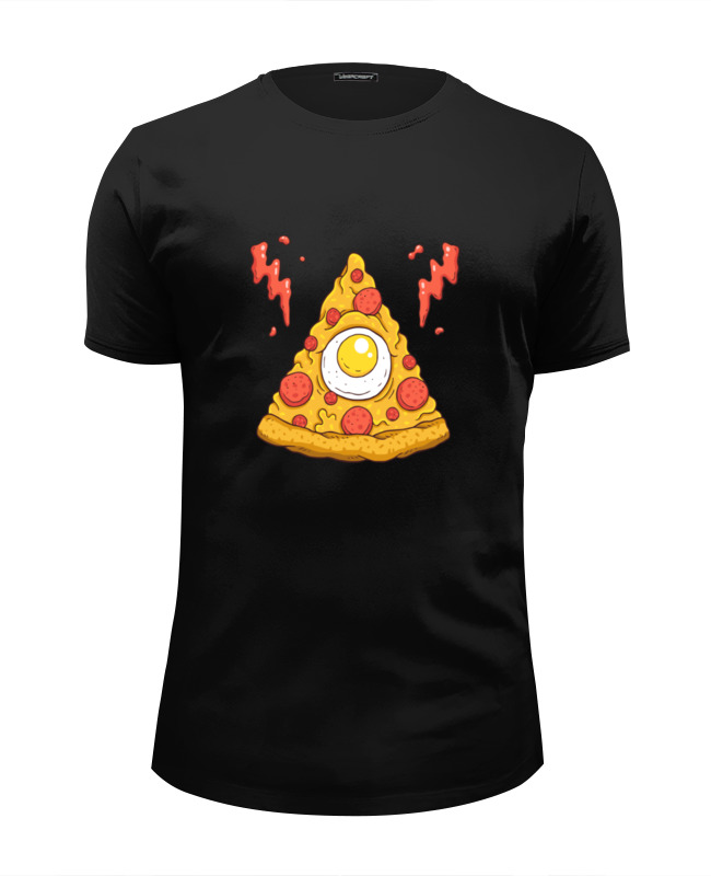 Printio Футболка Wearcraft Premium Slim Fit Кусочек пиццы (pizza) printio футболка wearcraft premium slim fit любимая пицца