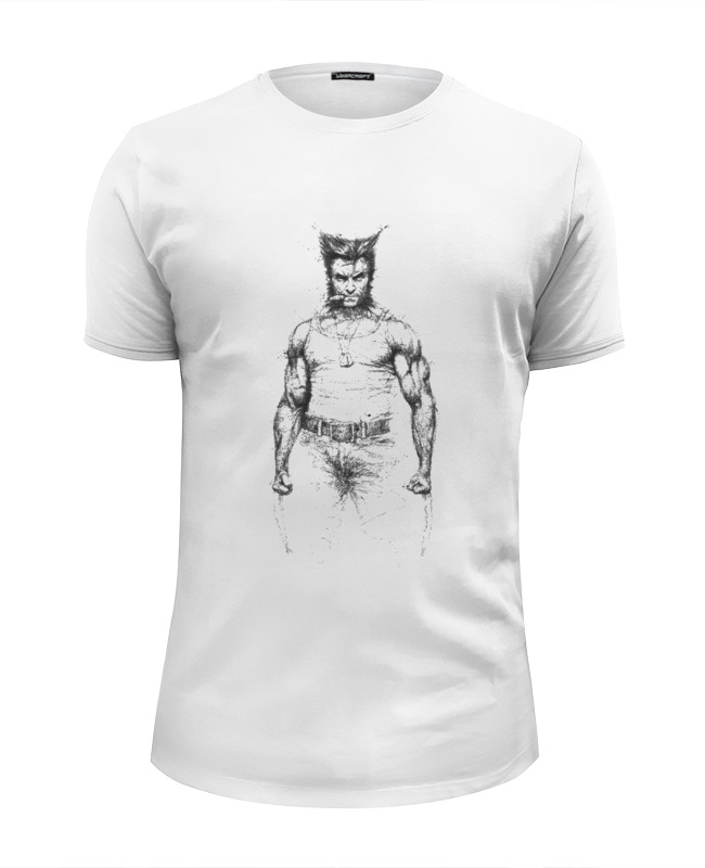 Printio Футболка Wearcraft Premium Slim Fit X-men wolverine