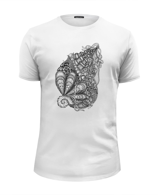 Printio Футболка Wearcraft Premium Slim Fit Морская абстракция