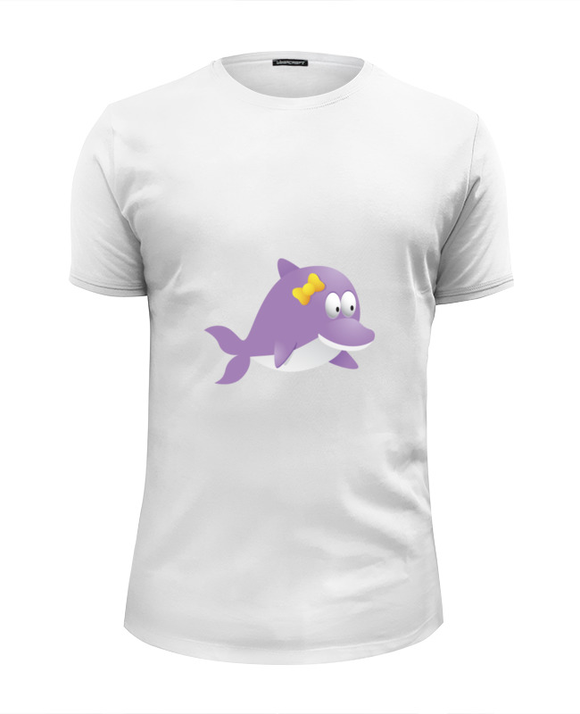 Printio Футболка Wearcraft Premium Slim Fit Дельфин