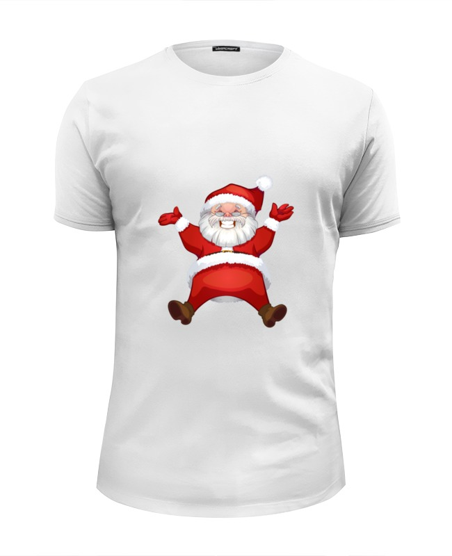 printio футболка wearcraft premium slim fit санта клаус dj Printio Футболка Wearcraft Premium Slim Fit Санта клаус