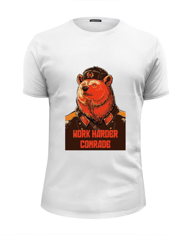 Printio Футболка Wearcraft Premium Slim Fit Comrade printio футболка wearcraft premium slim fit русский медведь в сирии