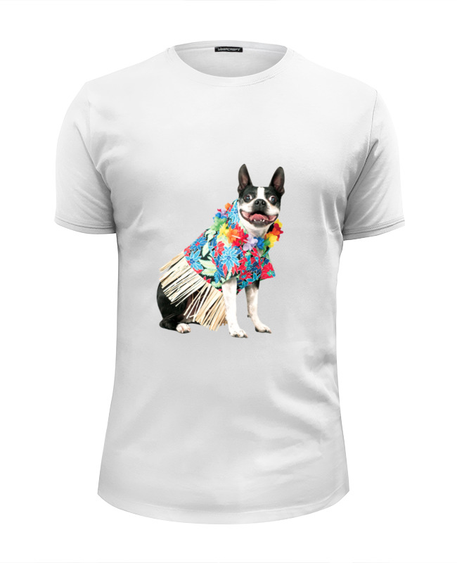 Printio Футболка Wearcraft Premium Slim Fit Собака, на пляже отдыхака printio футболка wearcraft premium собака на пляже отдыхака