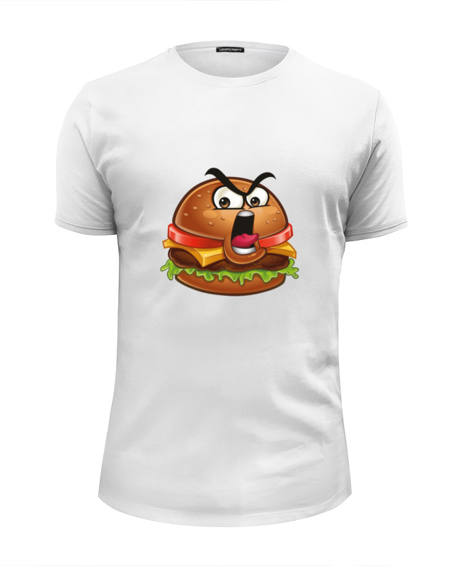 цена Printio Футболка Wearcraft Premium Slim Fit Гамбургер