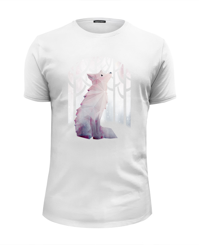 Printio Футболка Wearcraft Premium Slim Fit Полигональная лиса