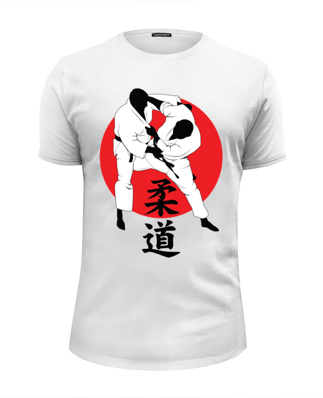 printio футболка классическая дзюдо judo бросок япония Printio Футболка Wearcraft Premium Slim Fit Дзюдо judo бросок япония