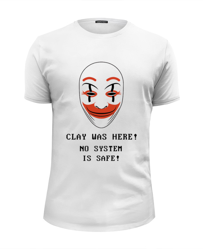 printio футболка классическая хакеры clay Printio Футболка Wearcraft Premium Slim Fit Хакеры clay