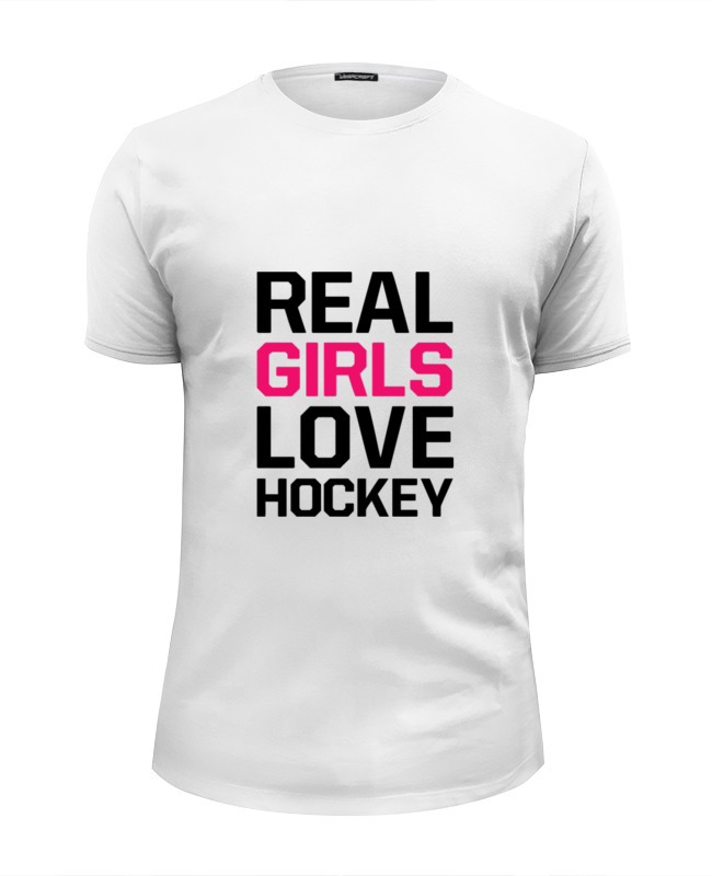 Printio Футболка Wearcraft Premium Slim Fit Реальные девушки любят хоккей printio футболка wearcraft premium реальные девушки любят хоккей