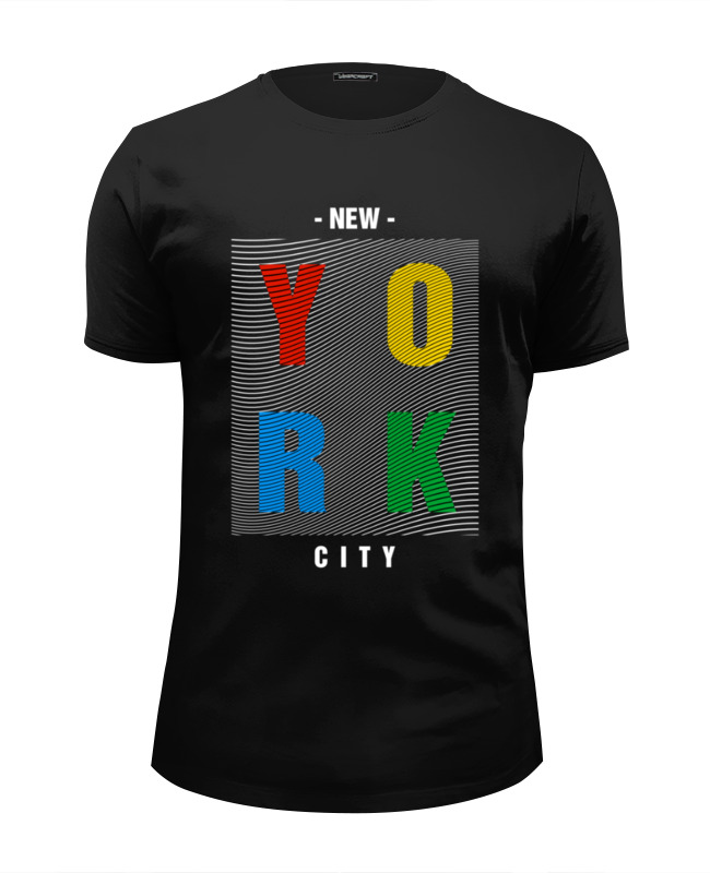 Printio Футболка Wearcraft Premium Slim Fit New york city
