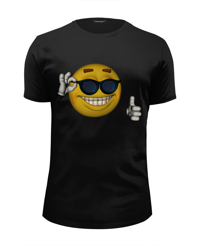 Printio Футболка Wearcraft Premium Slim Fit Четкий смайл