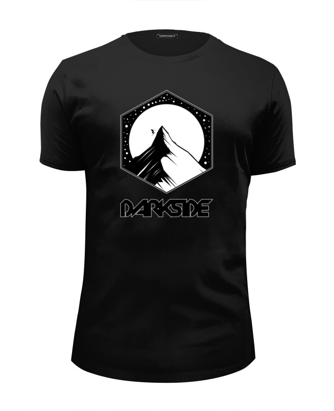 printio футболка wearcraft premium slim fit mountains ski Printio Футболка Wearcraft Premium Slim Fit Darkside